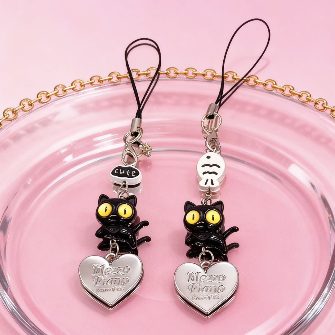 Cute Cat Charm Keychain Kalsten