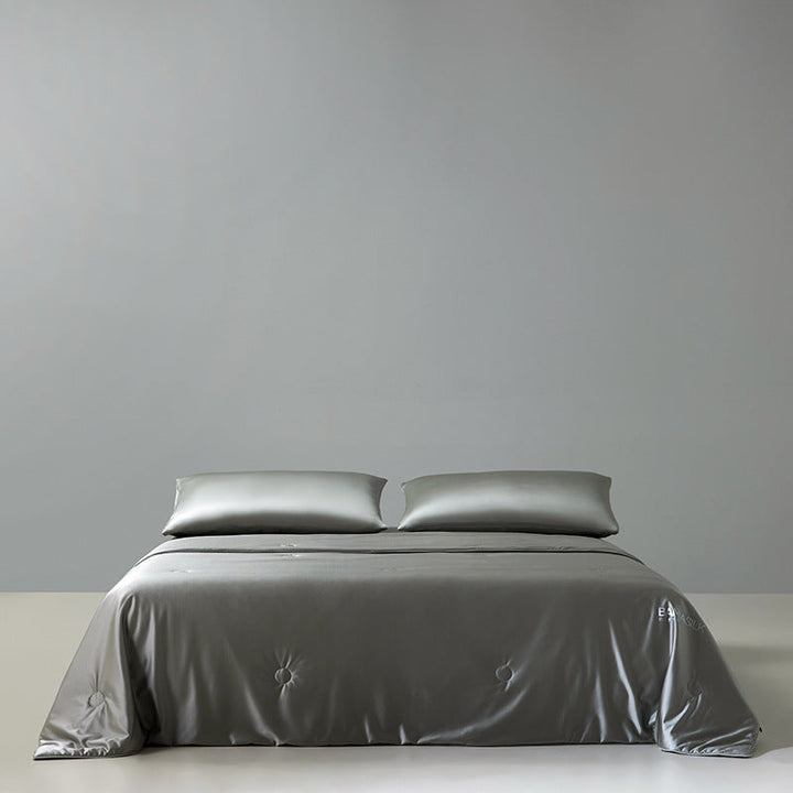 Women Luxury Satin Duvet with Elegant Button Structure Kalsten
