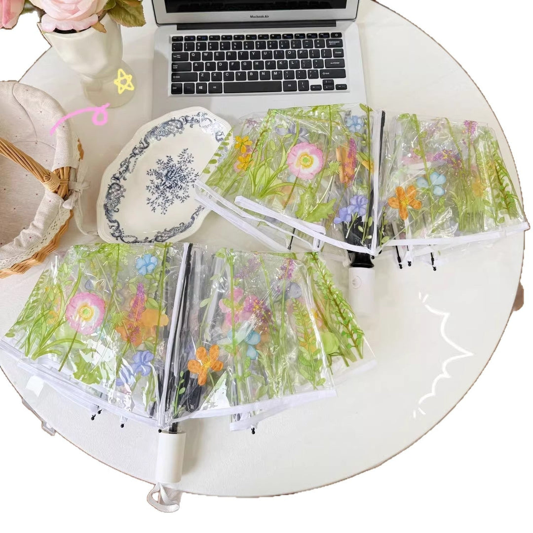 Women Floral Pattern Umbrella Kalsten