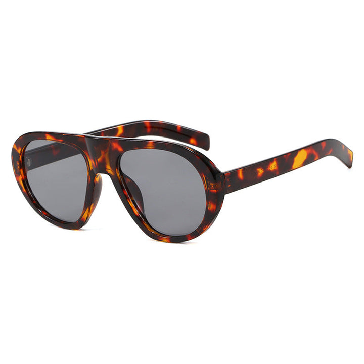 Women striking sunglasses with futuristic frame and sturdy design Kalsten