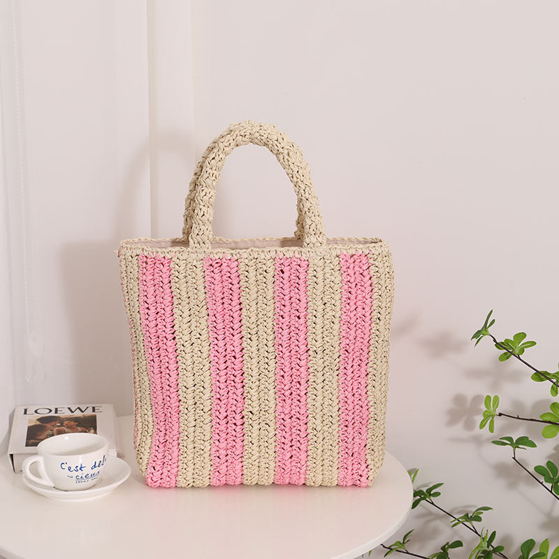 Fashionable basket bag with textured fold design Kalsten