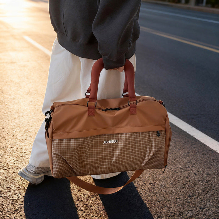 Sporty Leisure Duffel Bag with Ergonomic Handles and Multiple Compartments Kalsten