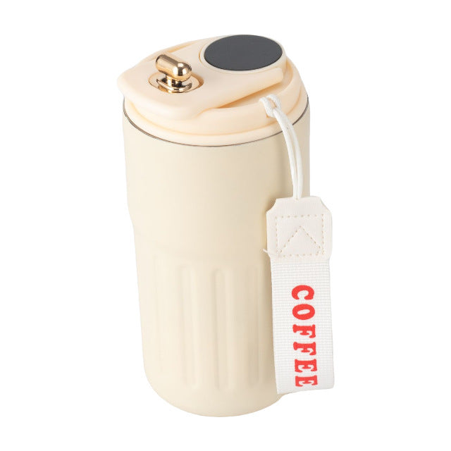 Ladies insulated coffee mug with practical grip loop Kalsten