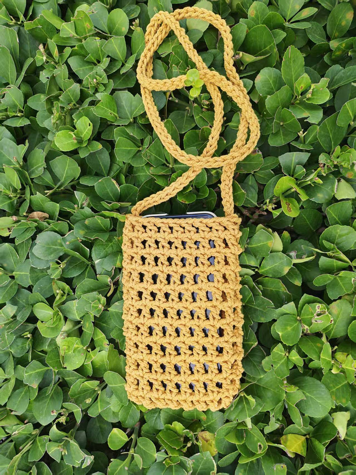 Hand-knotted shoulder bag Kalsten