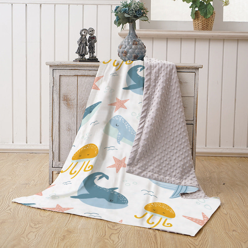 Women’s cuddly blanket in dinosaur design Kalsten