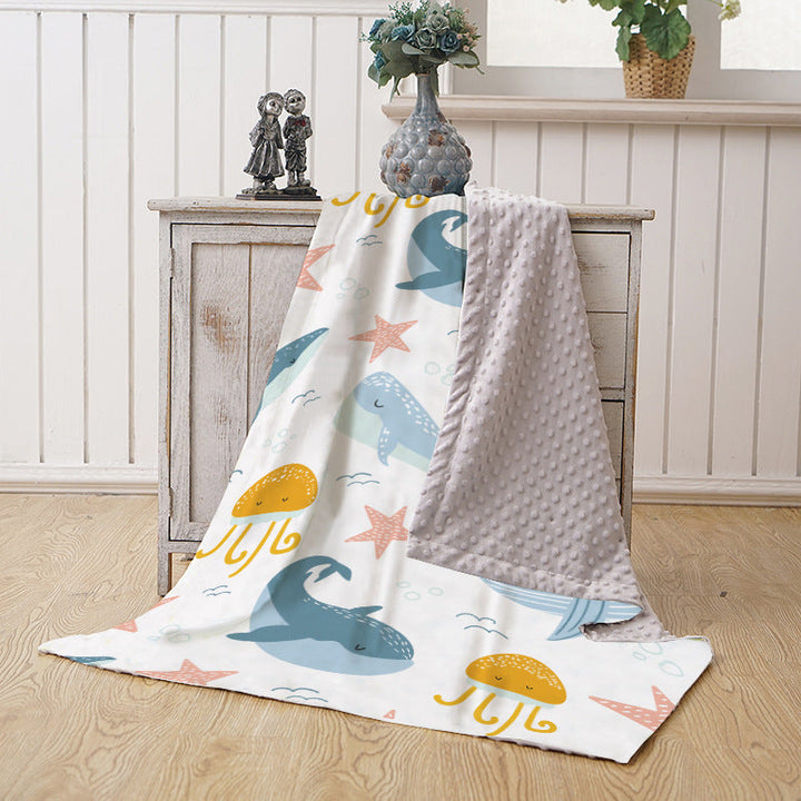 Women’s cuddly blanket in dinosaur design Kalsten