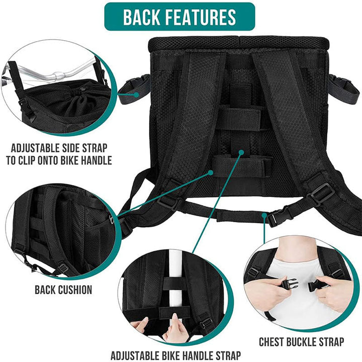 rectangular insulated pet travel tote with drawstring mesh canopy front-access pocket and adjustable padded shoulder strap Kalsten