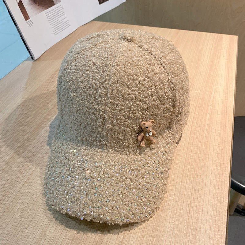 Women's Shimmering Fuzzy Baseball Cap Kalsten