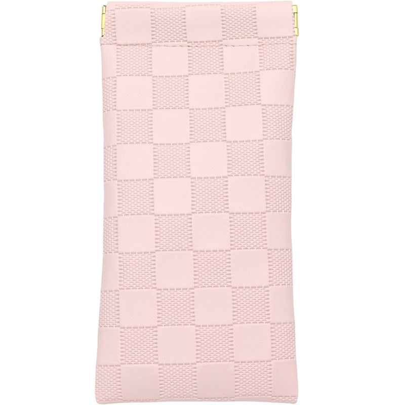 Fashionable Checkered Pouch Kalsten