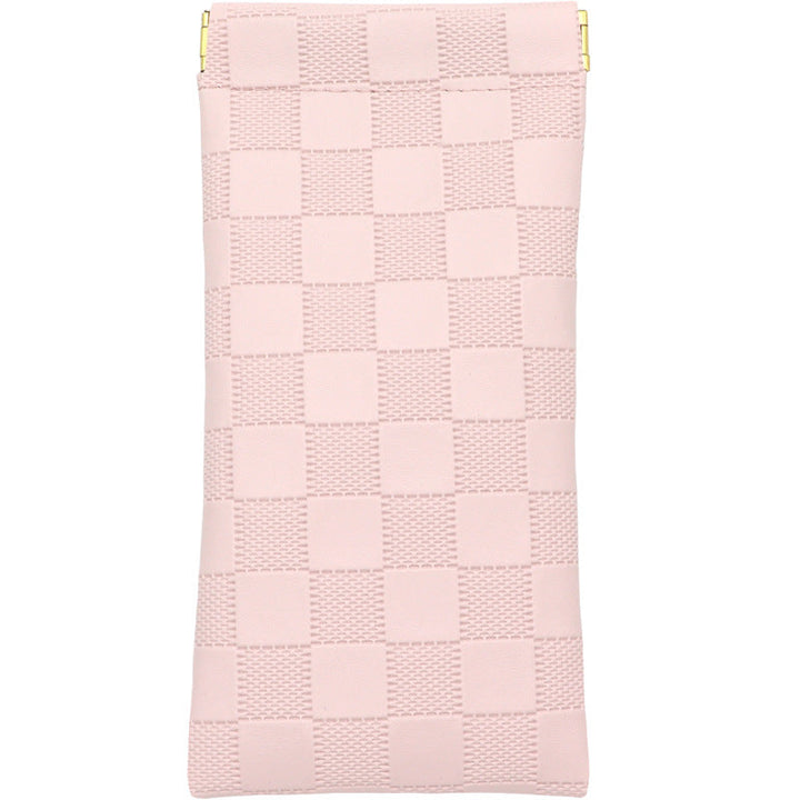 Fashionable Checkered Pouch Kalsten
