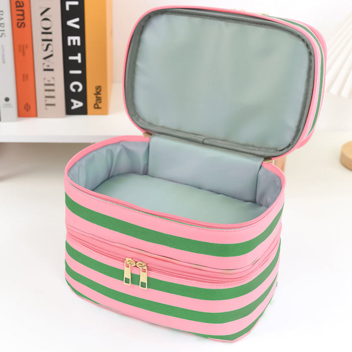 Stylish cosmetic organizer with multiple compartments Kalsten
