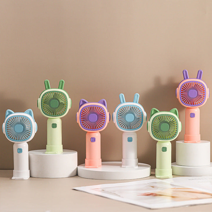 Women Portable Hand Fan in Cat Design Kalsten