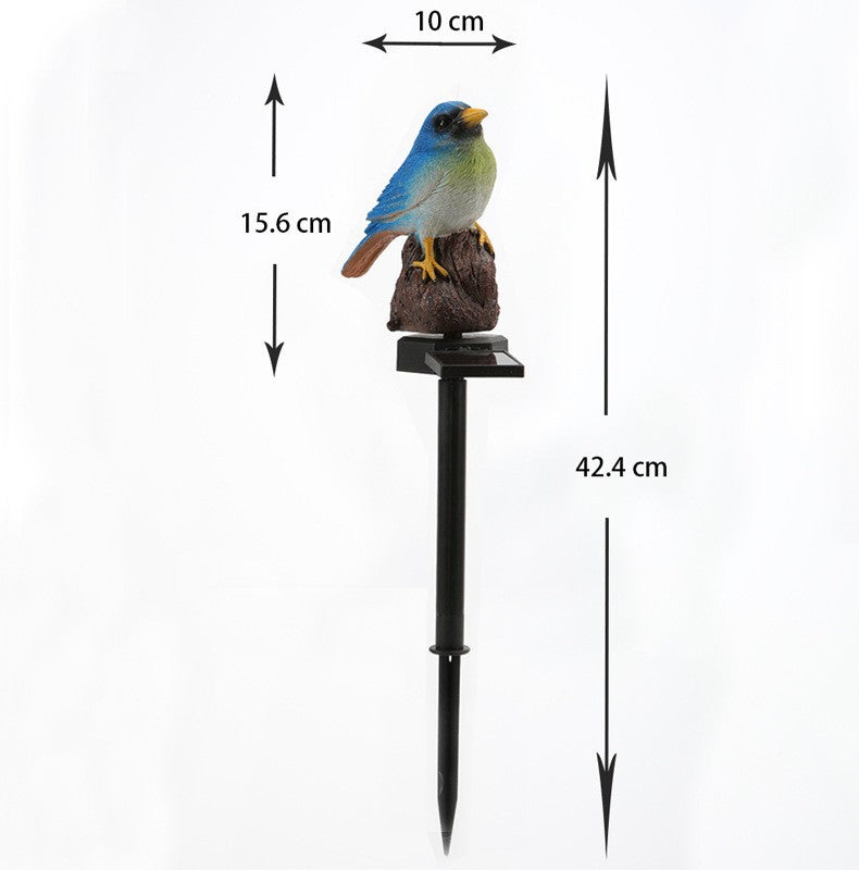 Realistic Solar Bird Garden Stake With Motion Sensor And Weatherproof Design Kalsten