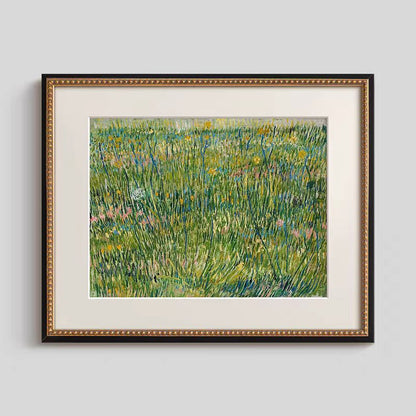 Framed Impressionist Flower Art