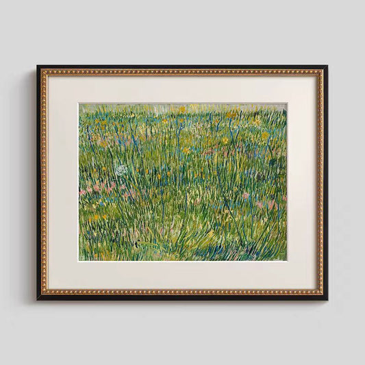 Framed Impressionist Flower Art