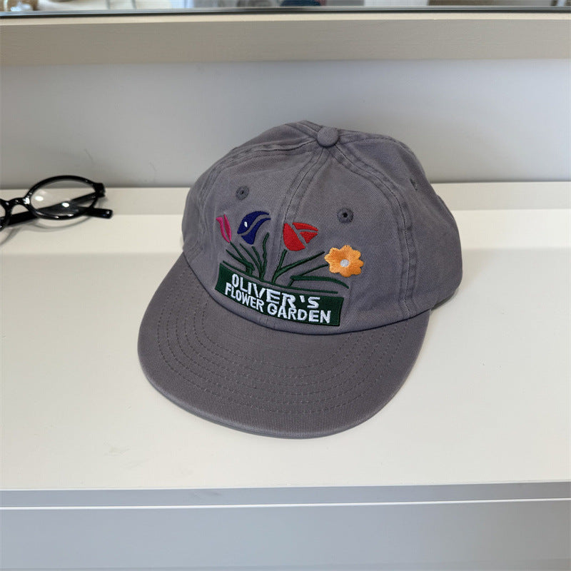 Men's Embroidered Floral Cap Kalsten