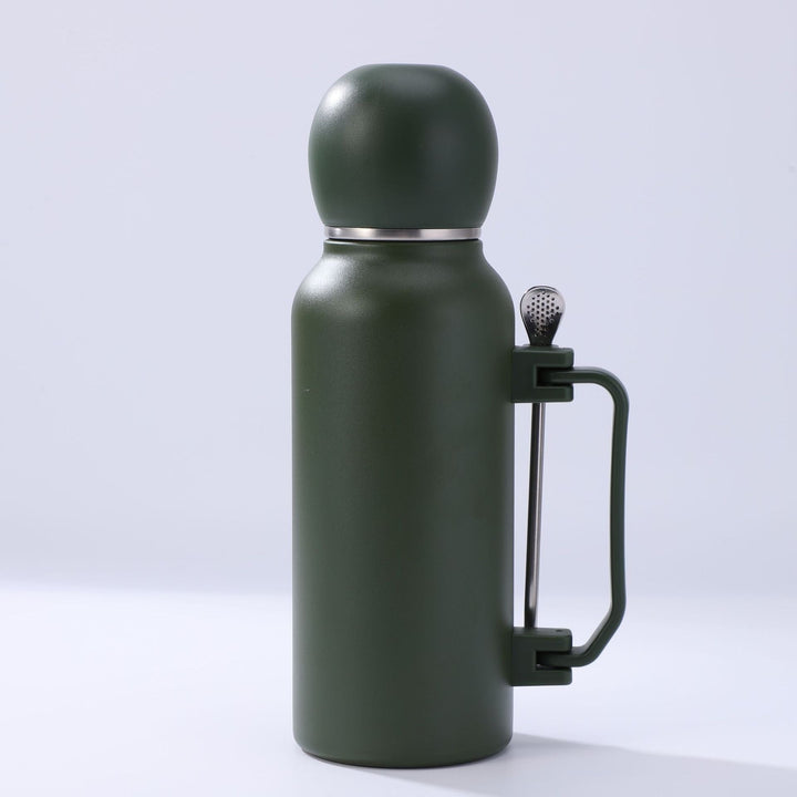 Women practical insulated bottle with integrated tea strainer Kalsten