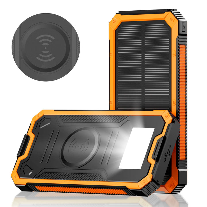 Solar-powered power bank with fast charging function and wireless charging option Kalsten