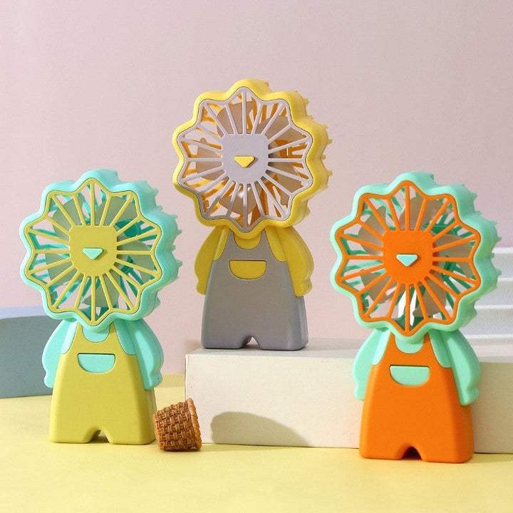 Ladies Portable Mini Fan with Creative Flower Design Kalsten