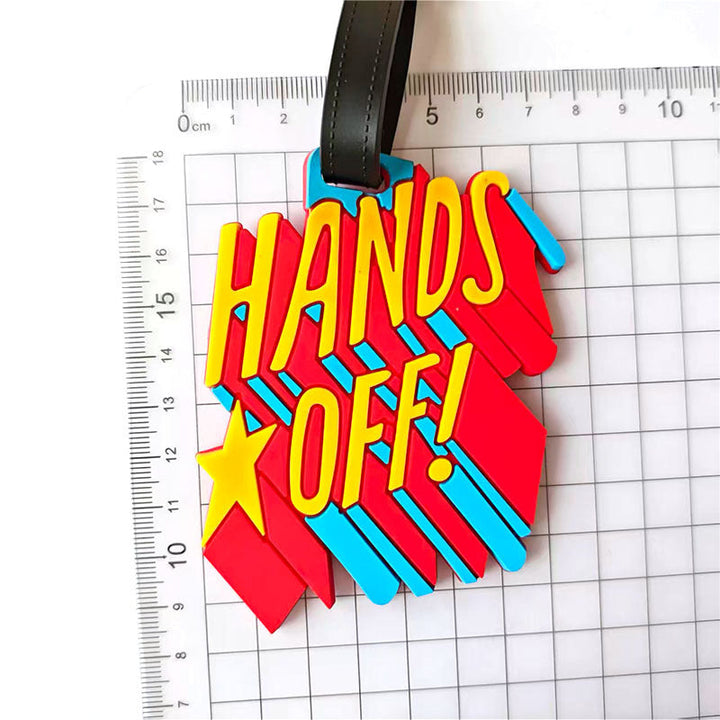 Unisex Luggage Tag with Eye-Catching Safety Message Kalsten