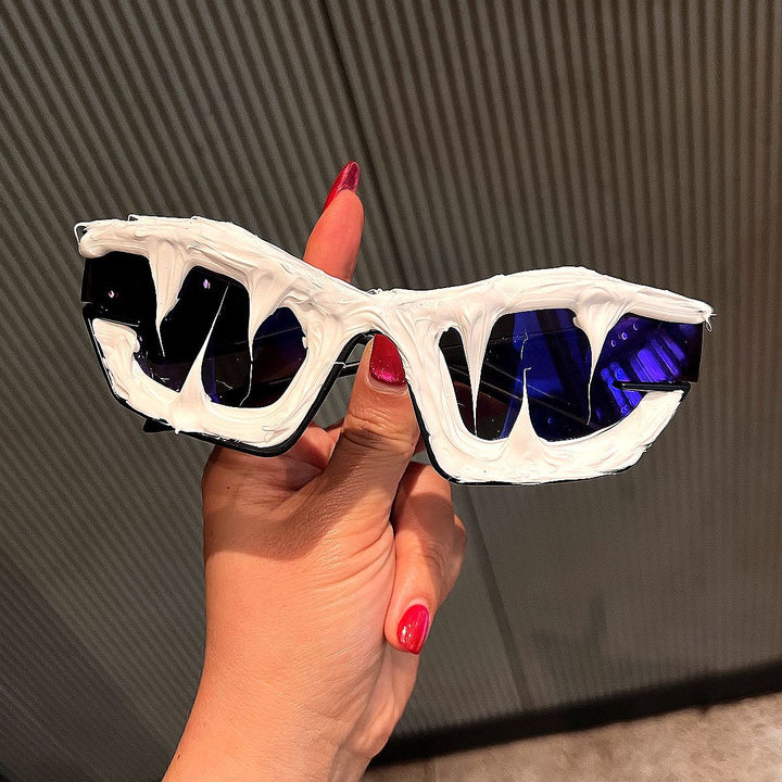 Women's Futuristic Sport Sunglasses with Extraordinary Unicorn Design Kalsten