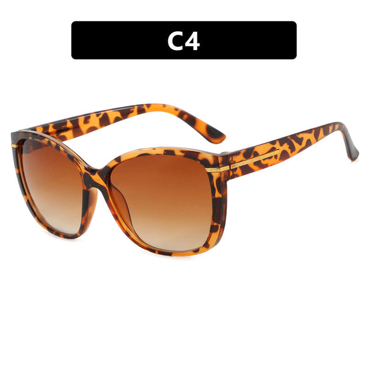 Women's oversized sunglasses with elegant plastic frame and protective UV filter Kalsten