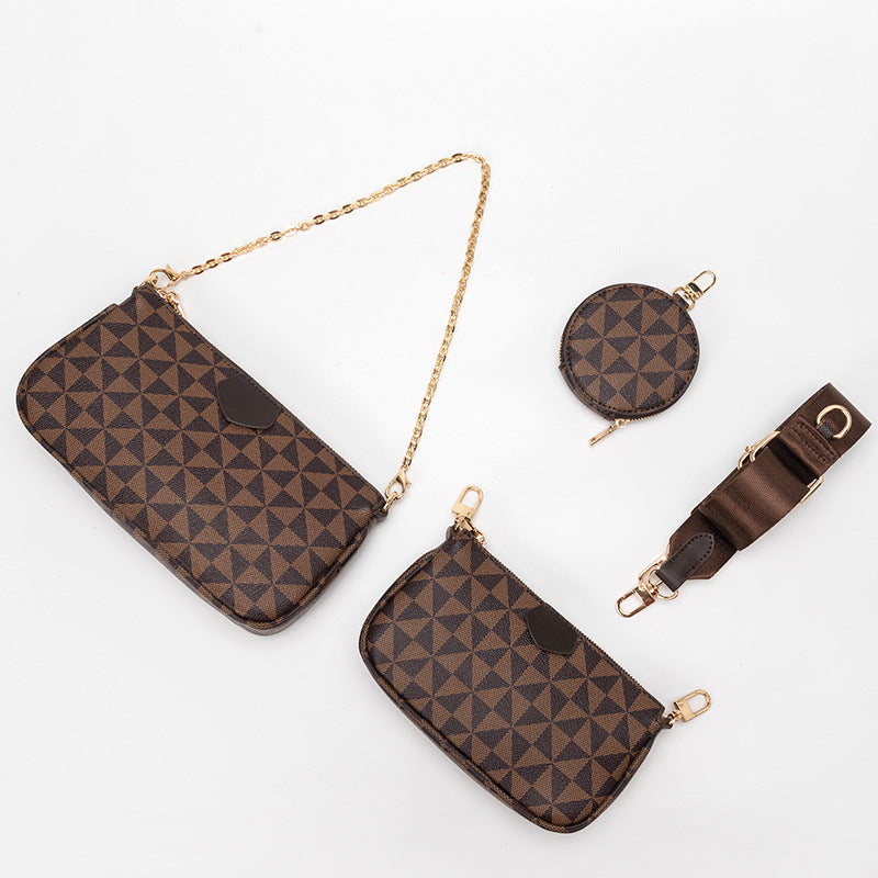 Fashionable crossbody bag with versatile compartment system Kalsten