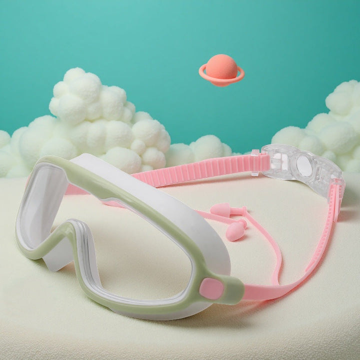 Waterproof swimming goggles with adjustable nose piece Kalsten