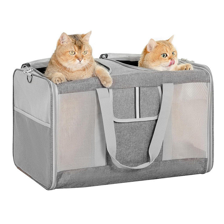 Portable Pet Carrier with Breathable Mesh Inserts Kalsten