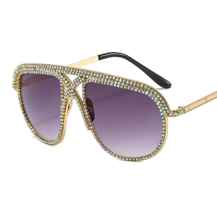 Ladies elegant sunglasses with glittering frame and gradient lenses Kalsten