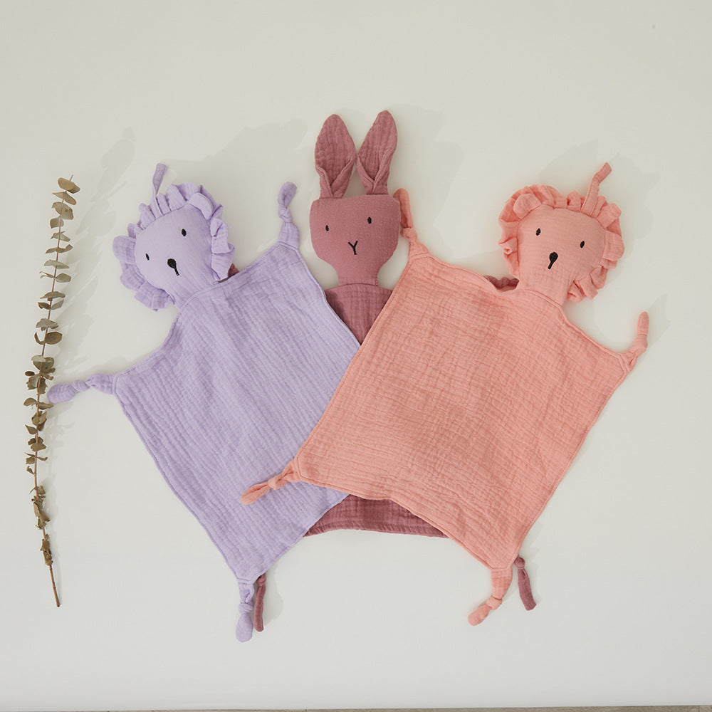 Soft Cotton Bunny Lovey Blanket kalsten