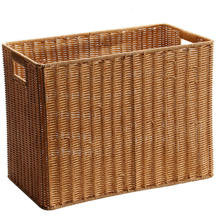 Rectangular Woven Storage Bin with Handles Kalsten