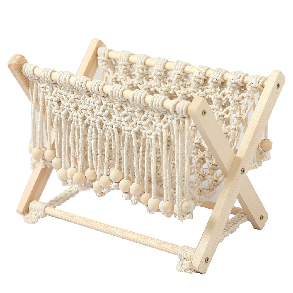 Macrame Storage Basket Acalora