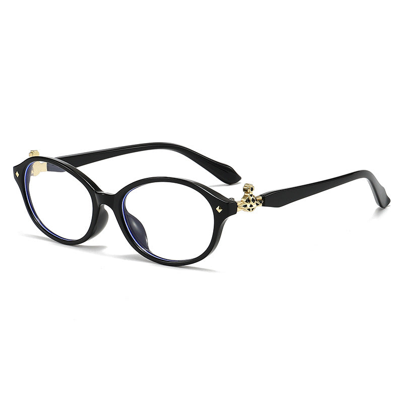 Women's fashionable optical glasses in elegant oval design with golden accents Kalsten