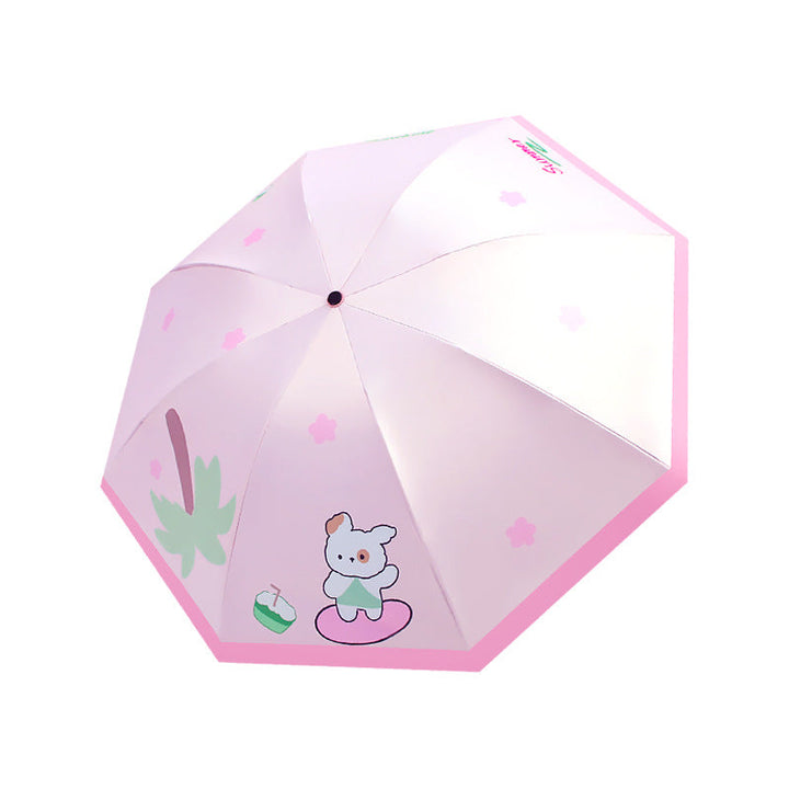 Ladies Folding Umbrella with Cute Design Kalsten