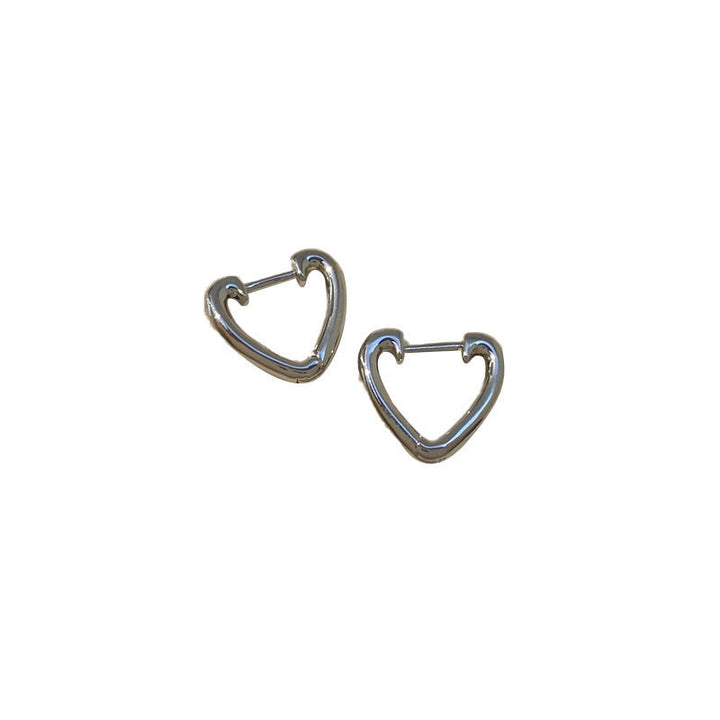 Heart-Shaped Earrings Made of Stainless Steel Kalsten