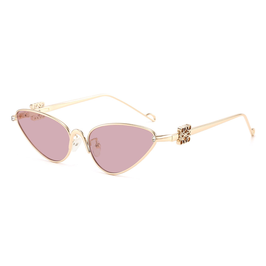 Women's Cat-Eye Sunglasses with Elegant Accents and UV Protection Kalsten