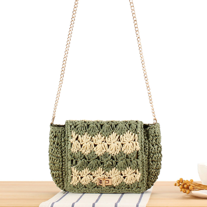 Handbag in Braided Flower Pattern Kalsten