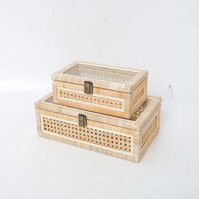Handcrafted Decorative Woven Storage Box Acalora