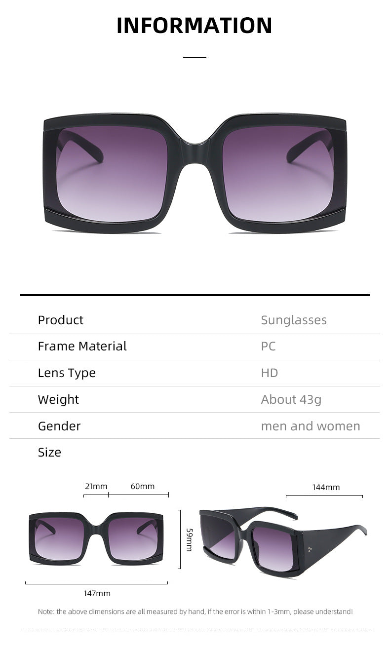 Women's Fashion Oversized Sunglasses Kalsten