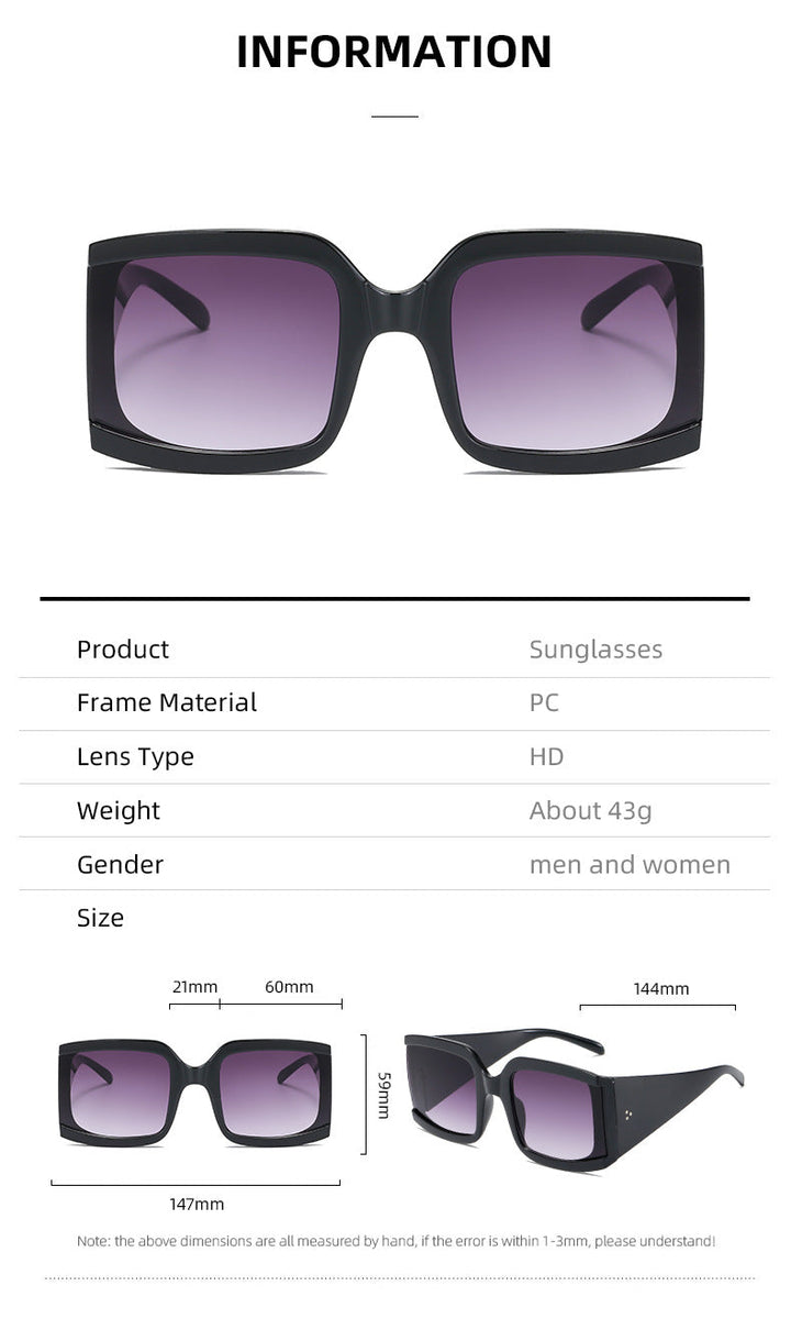 Women's Fashion Oversized Sunglasses Kalsten