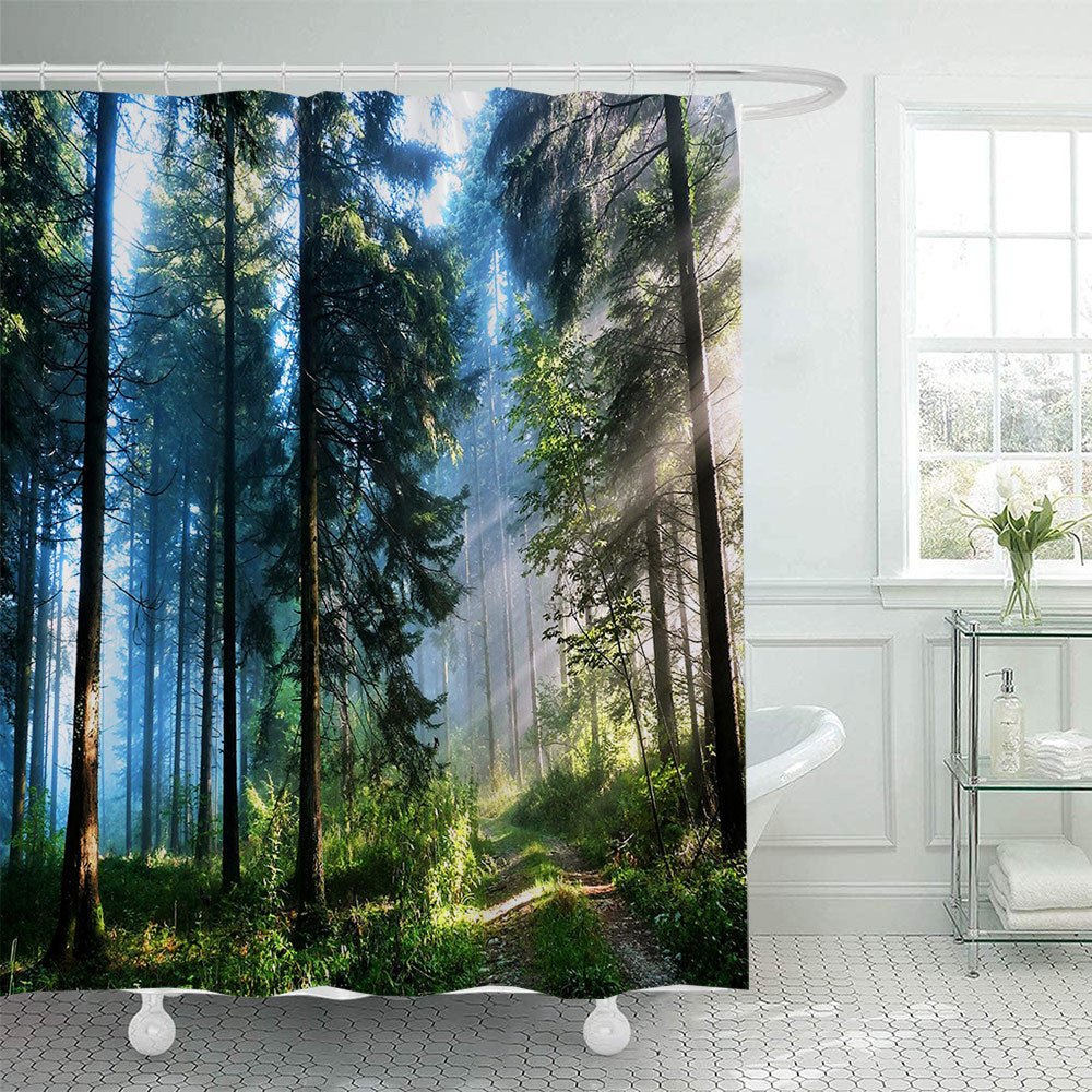 Floral Cherry Blossom Shower Curtain Kalsten