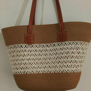 Oversized Beach Bag Made of Woven Material Kalsten