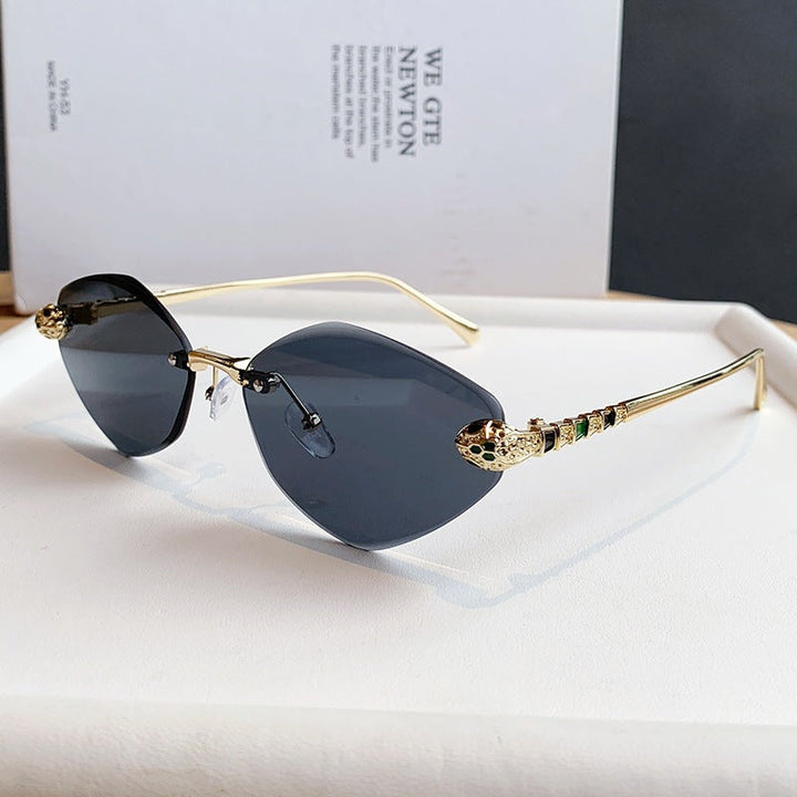 Women's Cat-Eye Sunglasses with Luxurious Jewelry Frame Kalsten