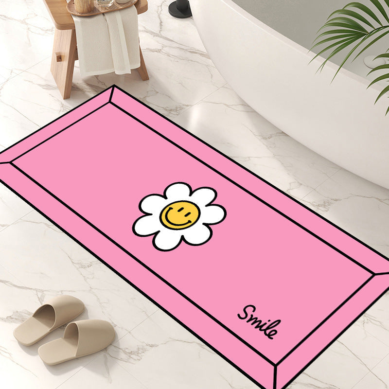 Playful Decorative Bath Mat Kalsten
