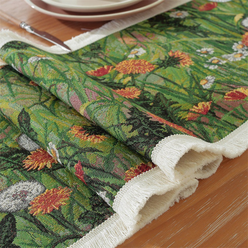 Decorative Floral Table Runner