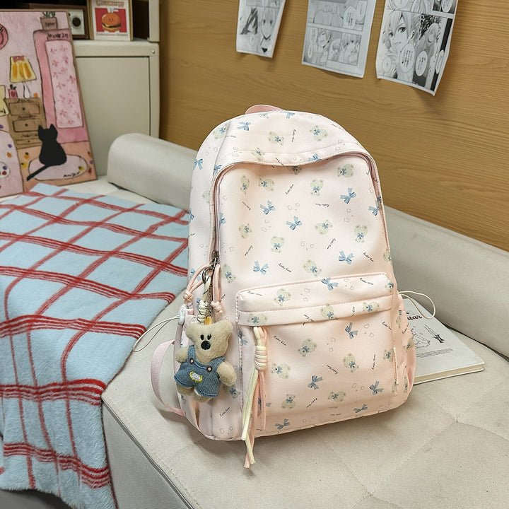 Charming Floral Print Backpack Kalsten