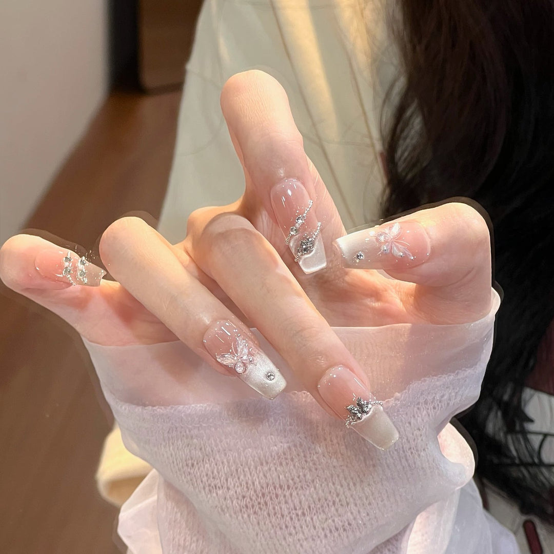 Elegant Decorative Press-On Nail Set Kalsten