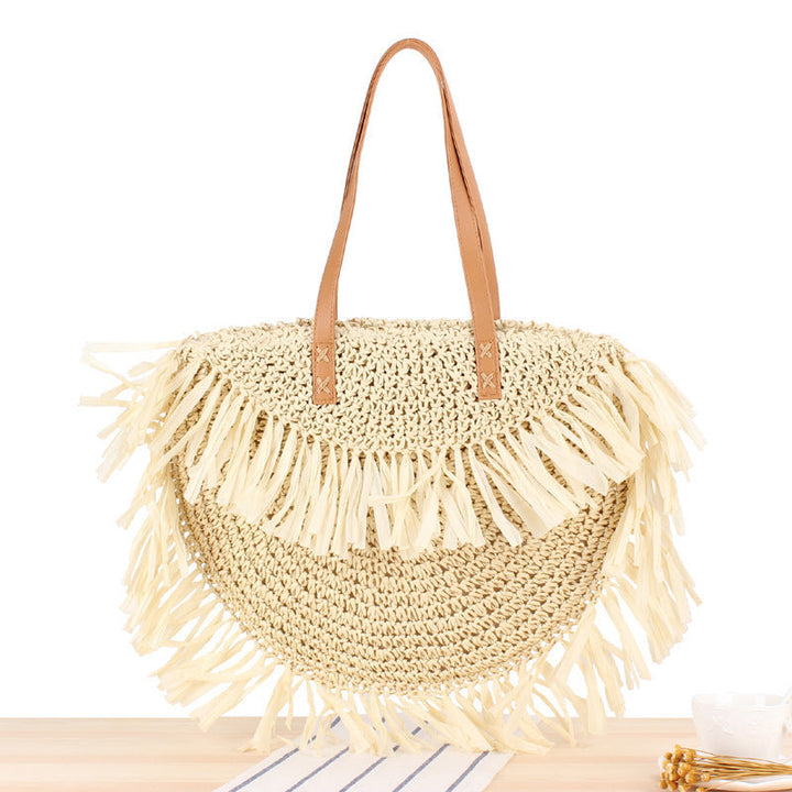 Bast crossbody bag with fringed design Kalsten