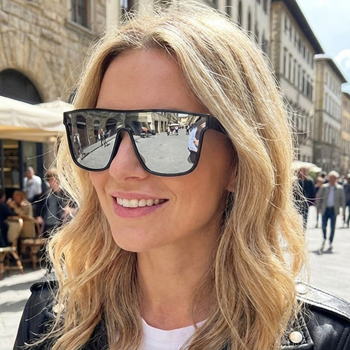 Women's sporty sunglasses with wide frame and polarized lenses Kalsten